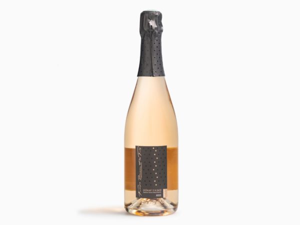 Bouteille de Crémant d'Alsace Rosé François Braun